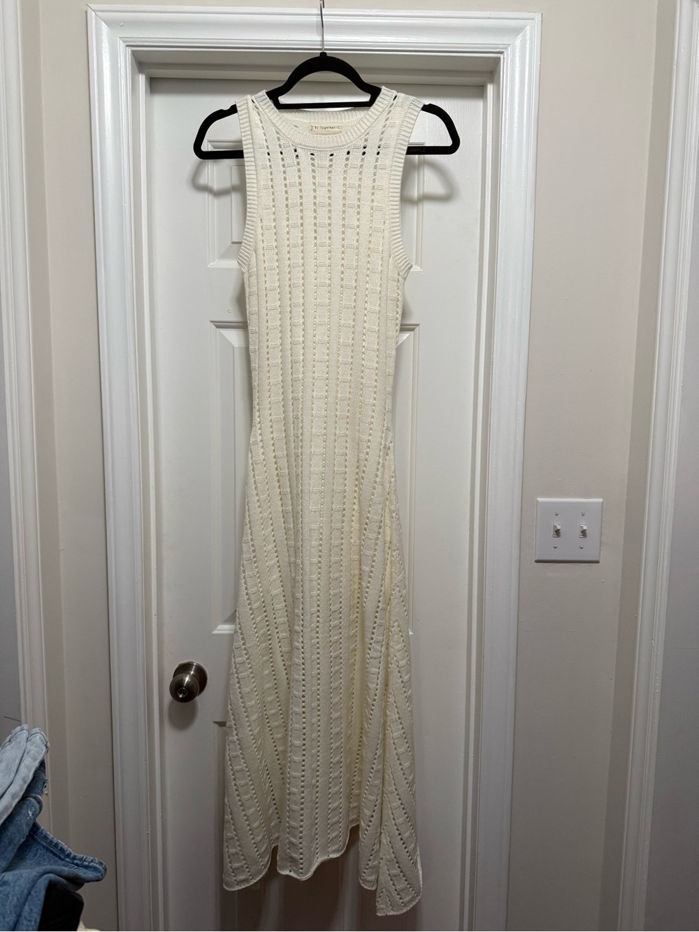 By Together Knit Midi Dress Cream